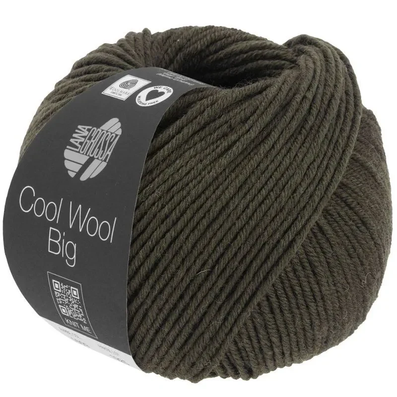 Cool Wool Big 1629 Olive foncé chiné