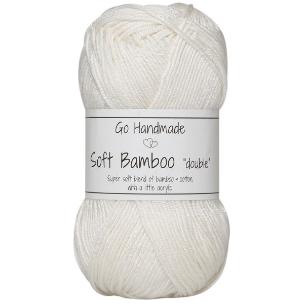 Go Handmade Soft Bamboo Double 17781 Ivoire