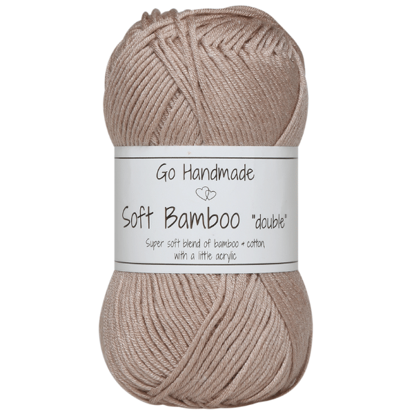 Go Handmade Soft Bamboo Double 17779 Marron pastel