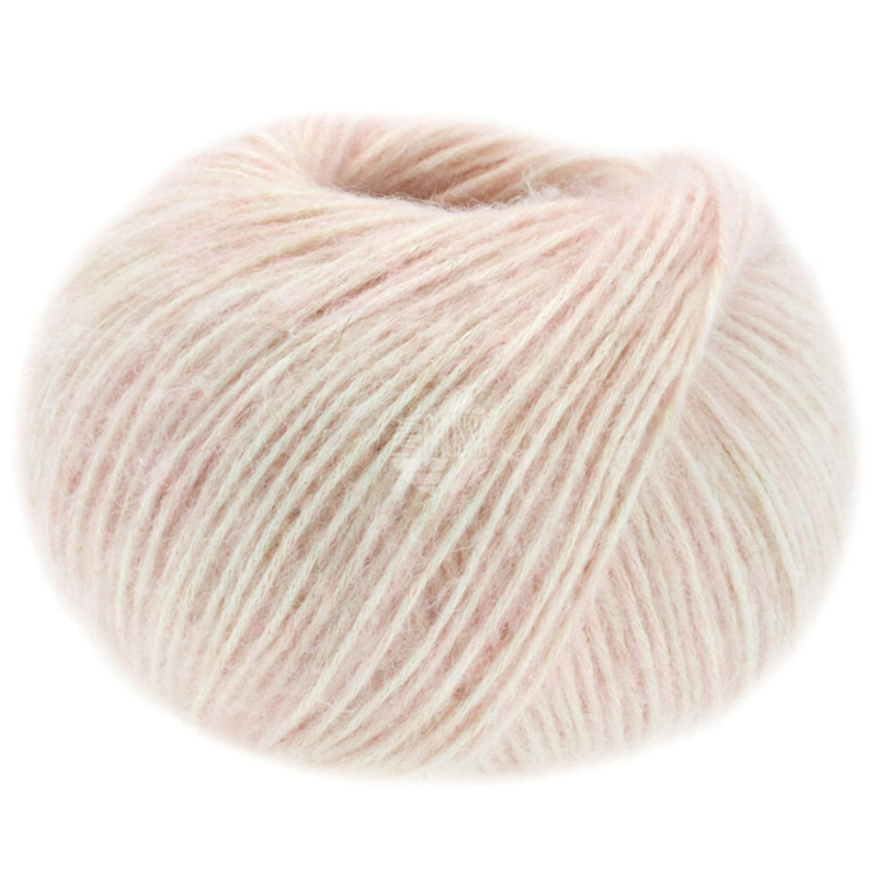 Lana Grossa Natural Alpaca Pelo 11 Rose clair chiné