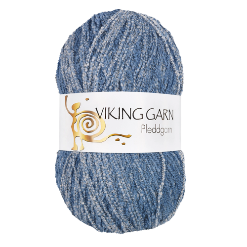 Viking Pleddgarn 721 Blanc/bleu