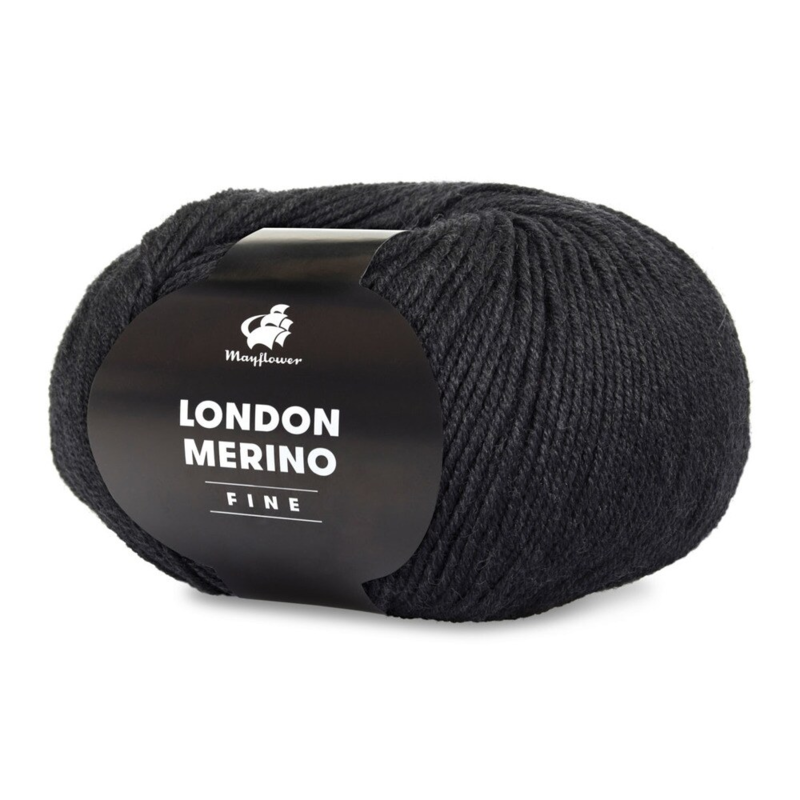 Mayflower London Merino Fine 039 Gris anthracite