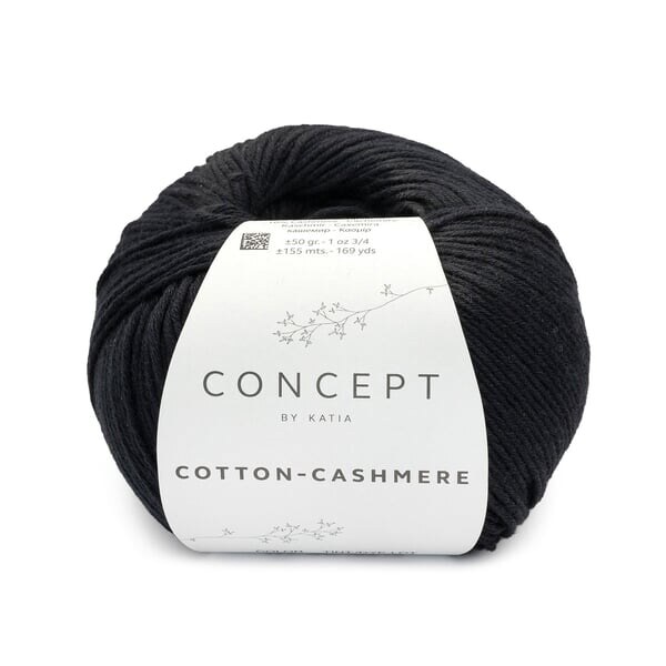 Katia Cotton-Cashmere 89 Noir