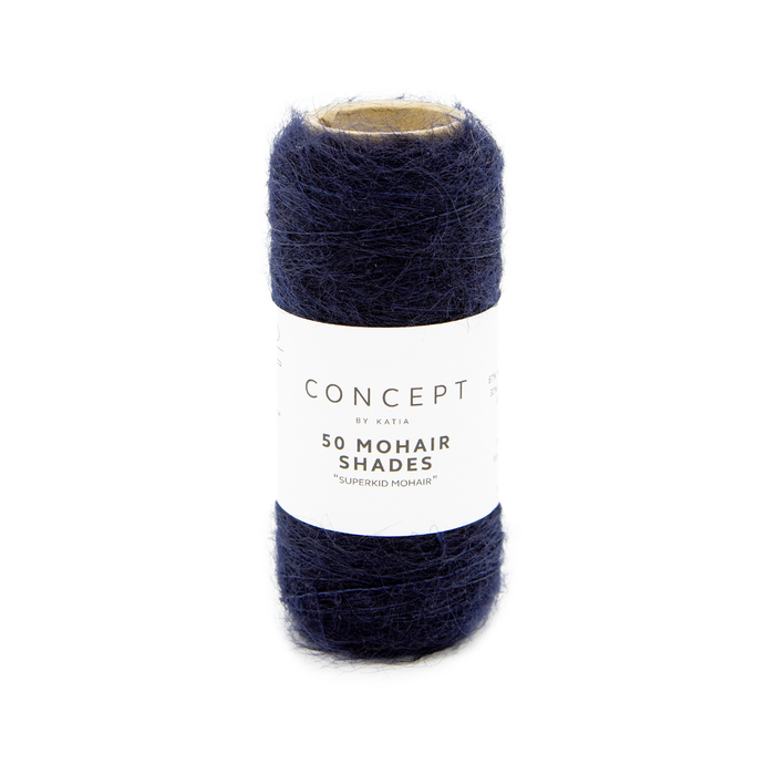 Katia 50 Mohair Shades 35 Bleu nuit