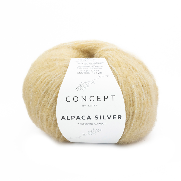 Katia Alpaca Silver 281 Ivoire–argent