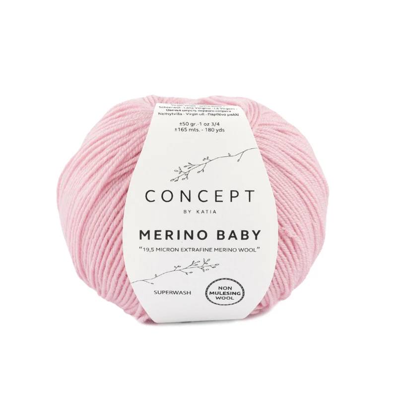 Katia Concept Merino Baby 092 Rose clair