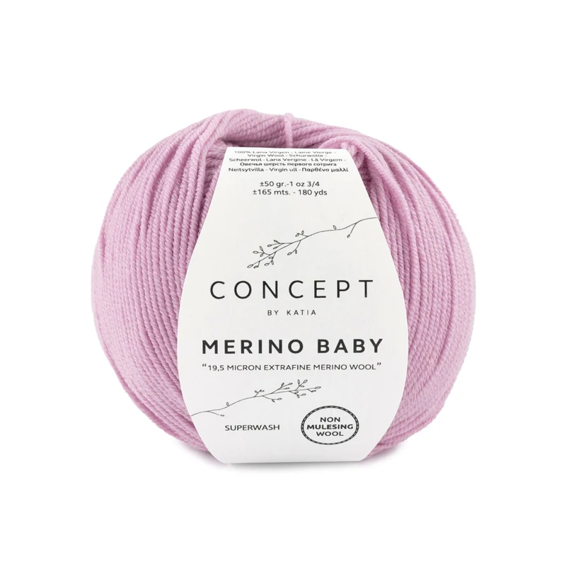 Katia Concept Merino Baby 069 Rosé moyen