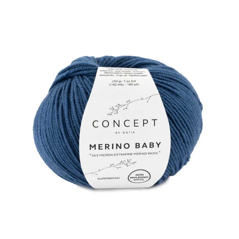 Katia Concept Merino Baby 084 Bleu nuit