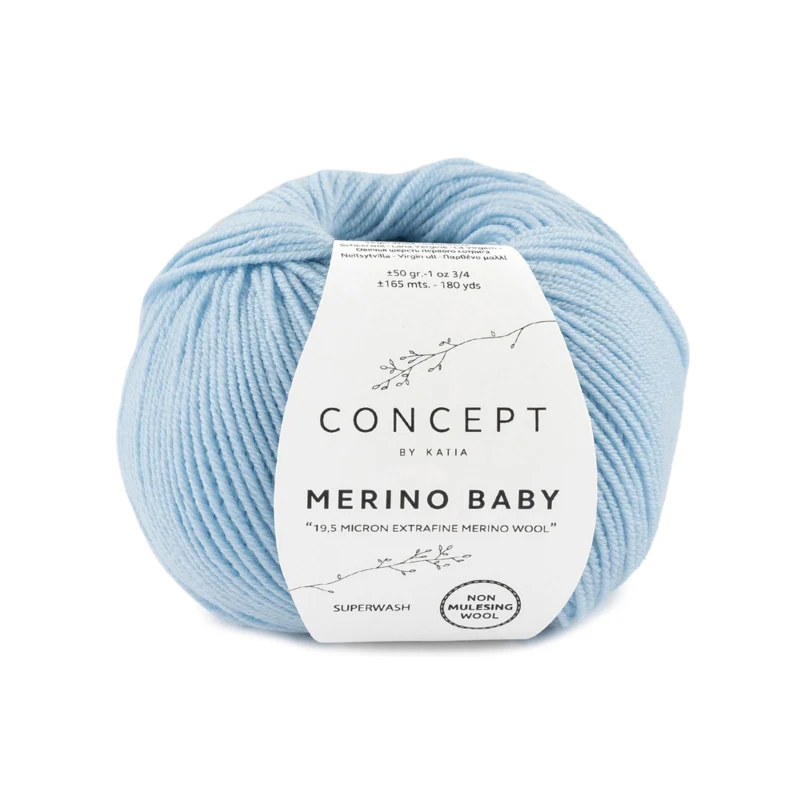 Katia Concept Merino Baby 008 Bleu ciel