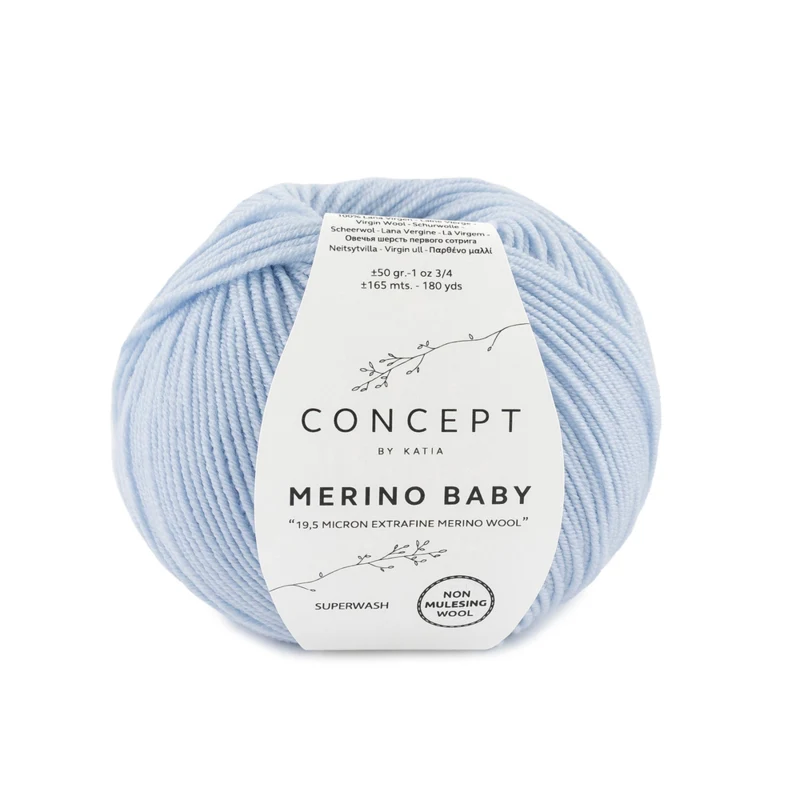 Katia Concept Merino Baby 093 Bleu ciel