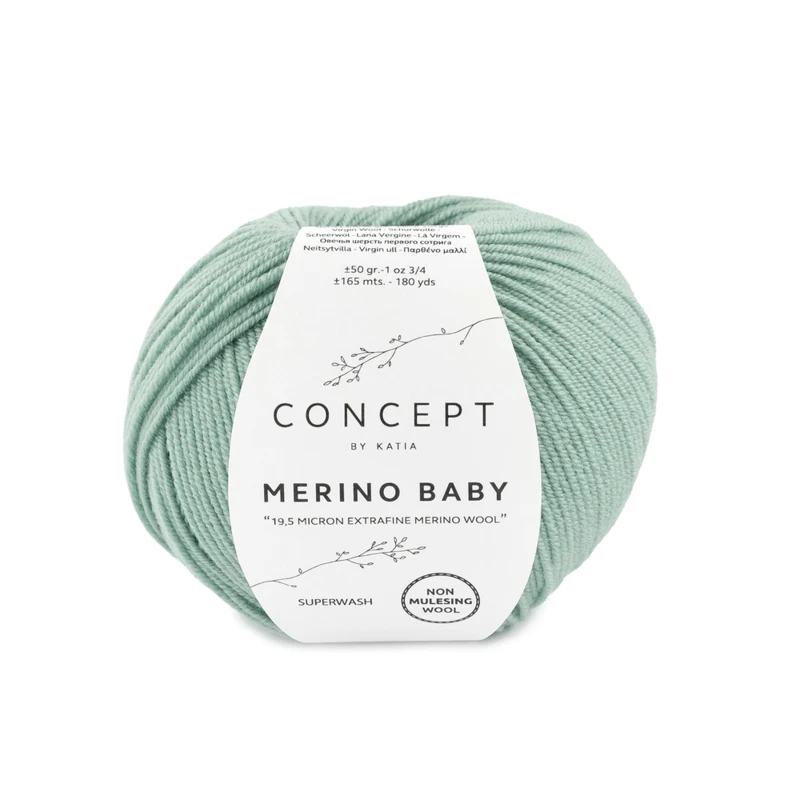 Katia Concept Merino Baby 086 Vert menthe