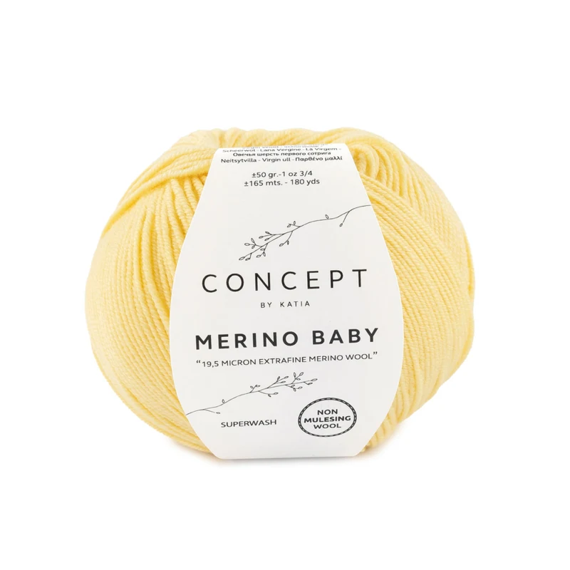 Katia Concept Merino Baby 037 Jaune