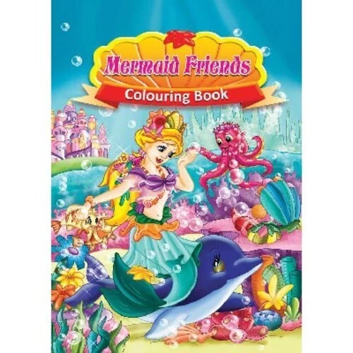 Livre de coloriage A4 Mermaid Friends, 16 pages
