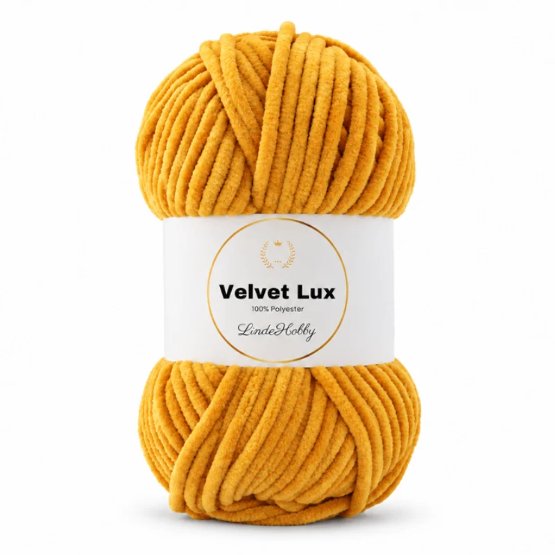 LindeHobby Velvet Lux 46 Moutarde