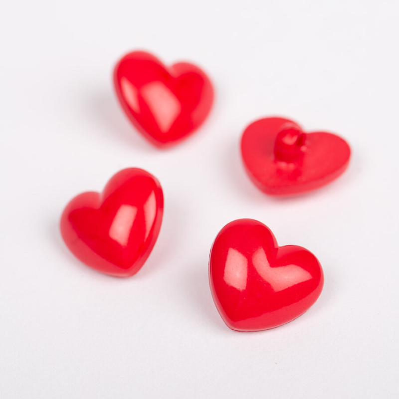 Bouton Coeur DROPS 15 mm (N° 553)