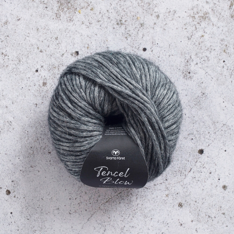 Svarta Fåret Tencel Blow 01 Métal de canon noir