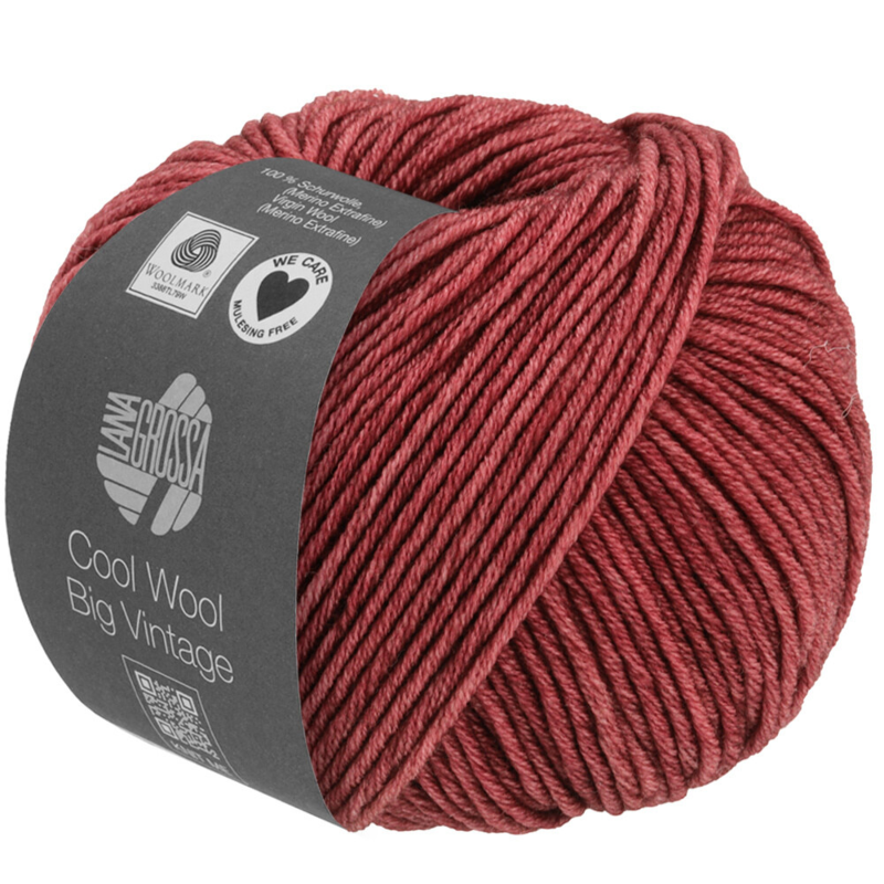 Lana Grossa Cool Wool Big Vintage 64 Bourgogne