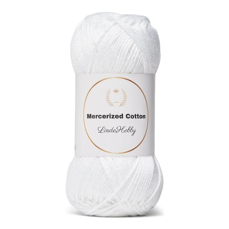 LindeHobby Mercerized Cotton → 2 Blanc