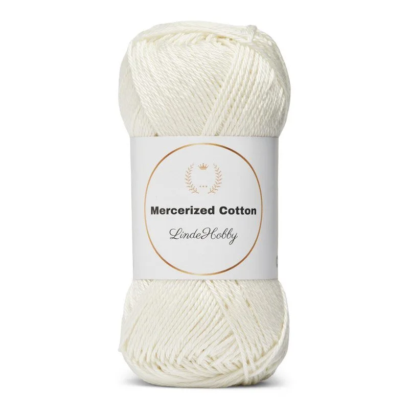 LindeHobby Mercerized Cotton Blanc naturel 30