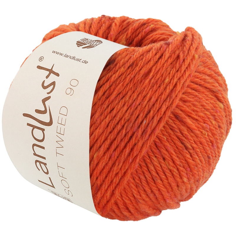 Lana Grossa Landlust Soft Tweed 90 24 Orange chiné