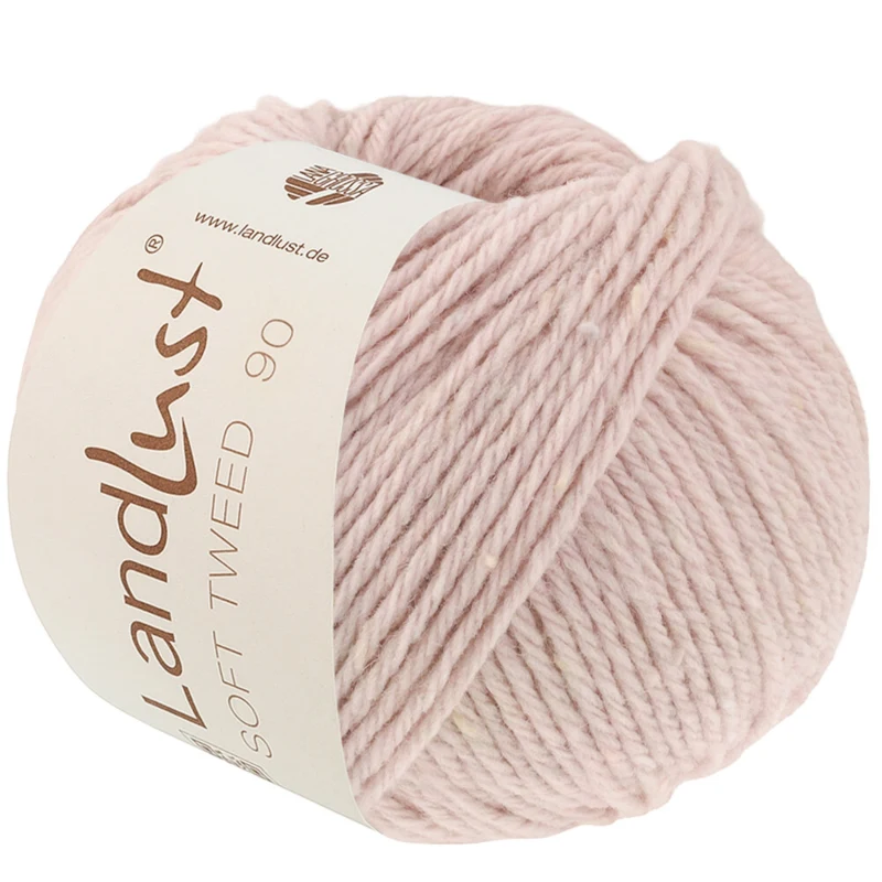 Lana Grossa Landlust Soft Tweed 90 31 Rose tendre chiné