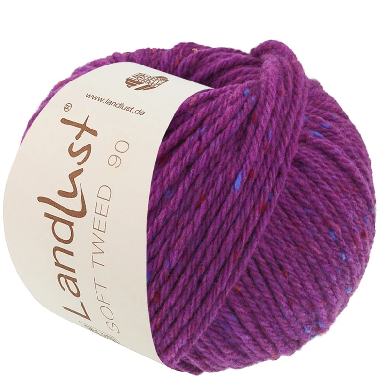 Lana Grossa Landlust Soft Tweed 90 33 Violet chiné