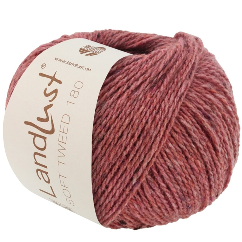 Lana Grossa Landlust Soft Tweed 180 128 Vieux rose chiné