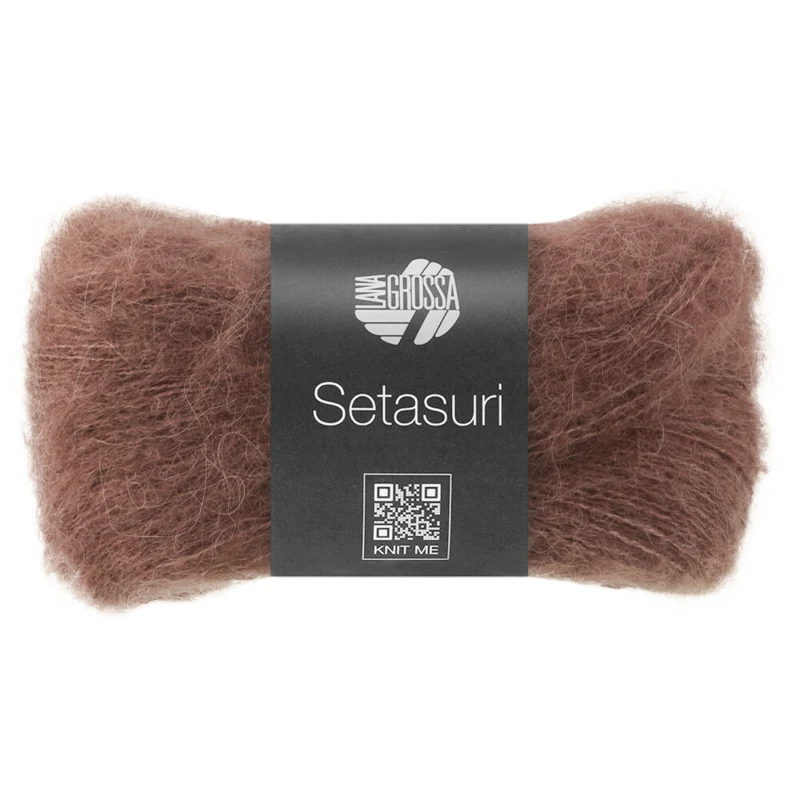 Lana Grossa Setasuri 84 Brun chocolat