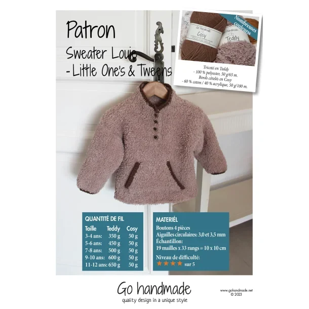87123 Sweater Louie - Little One's & Tweens