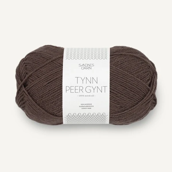 Sandnes Tynn Peer Gynt 3880 Chocolat Foncé