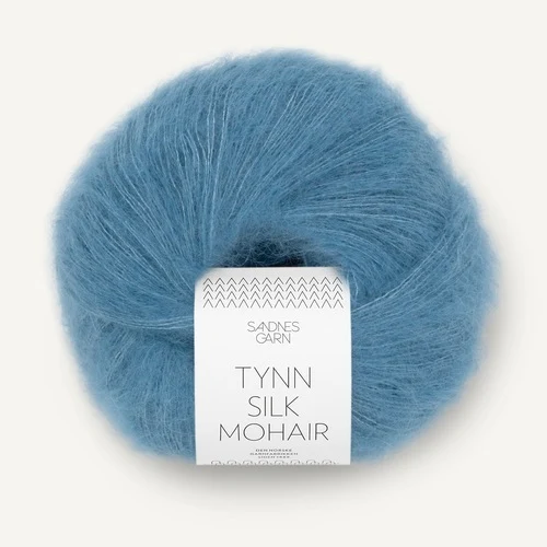 Sandnes Tynn Silk Mohair 6042 Bleu Ciel Foncé