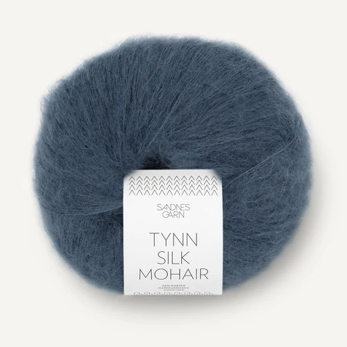Sandnes Tynn Silk Mohair 6081 Bleu Foncé