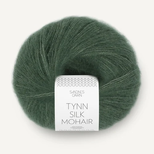 Sandnes Tynn Silk Mohair 8581 Vert Forêt Profond