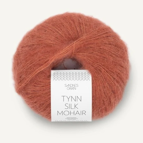 Sandnes Tynn Silk Mohair 3535 Brun Cuivré Clair