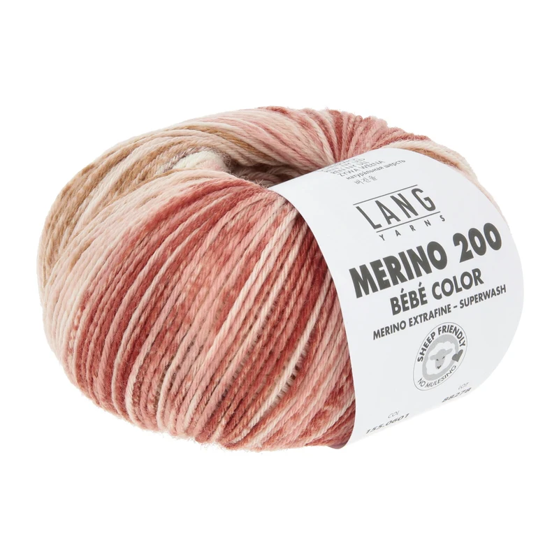 Lang Yarns Merino 200 Bebe Color 601