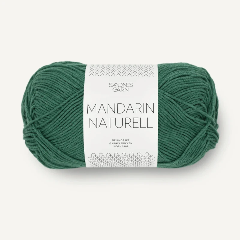 Sandnes Mandarin Naturell 8052 Vert foncé
