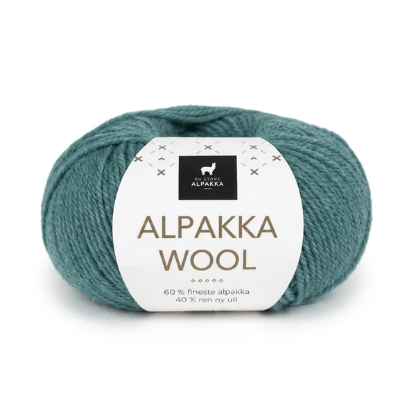 Du Store Alpakka Wool 516 Vert mer foncé
