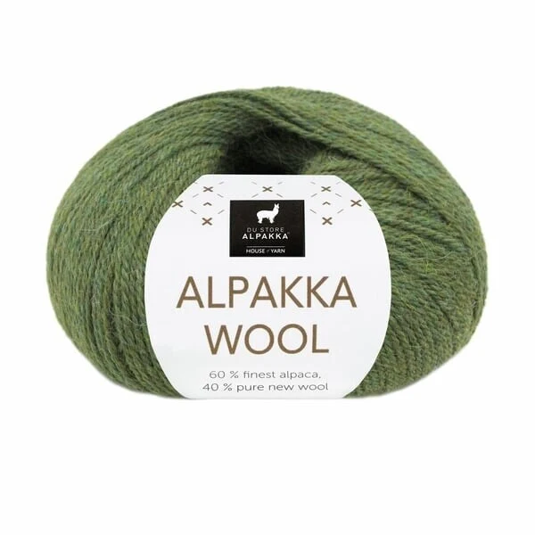 Du Store Alpakka Wool 580 Vert forêt chiné