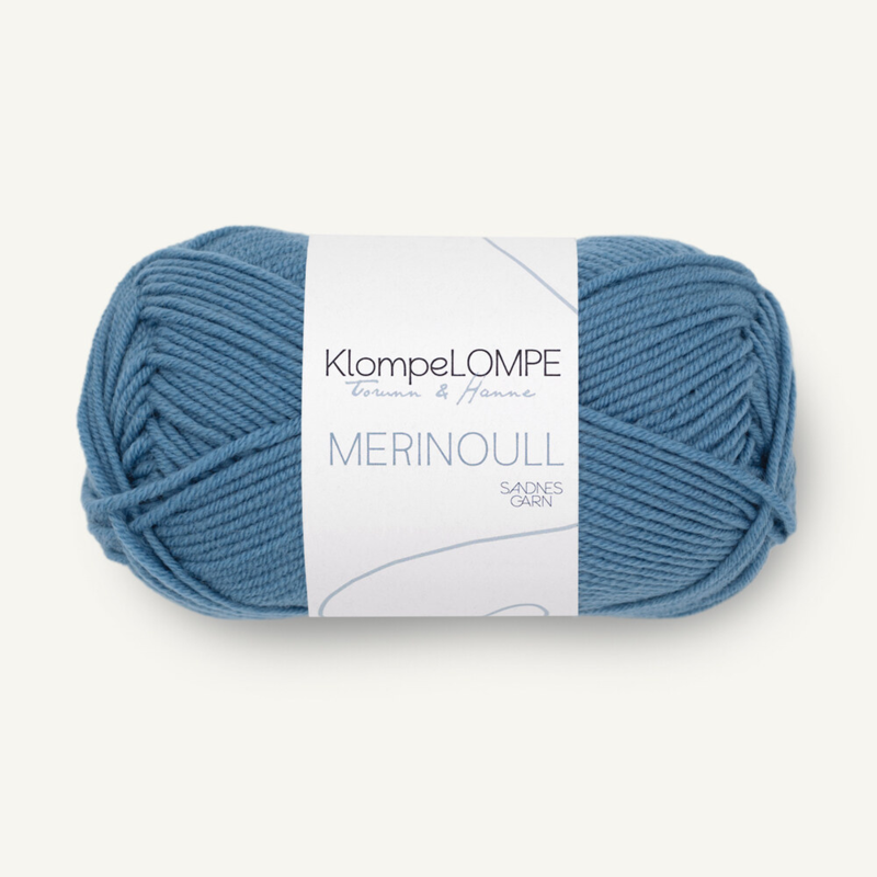 Sandnes KlompeLompe Merinoull 6033 Bleu Jean