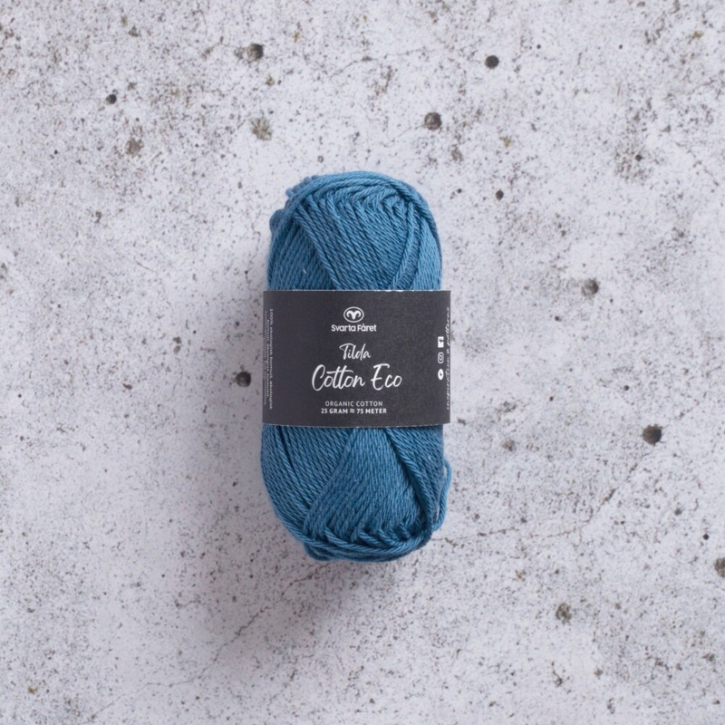 Svarta Fåret Tilda Cotton Eco 273 Lune bleue