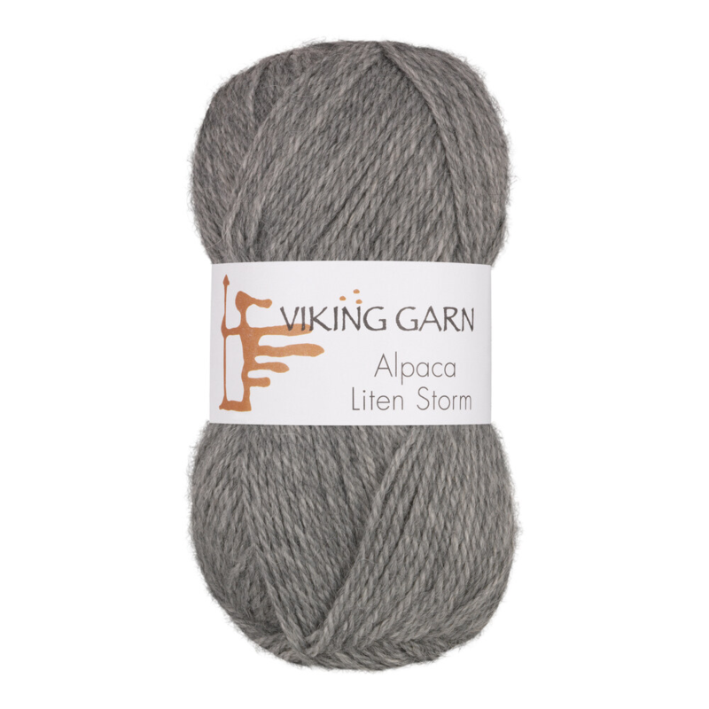 Viking Alpaca Liten Storm 713 Gris clair