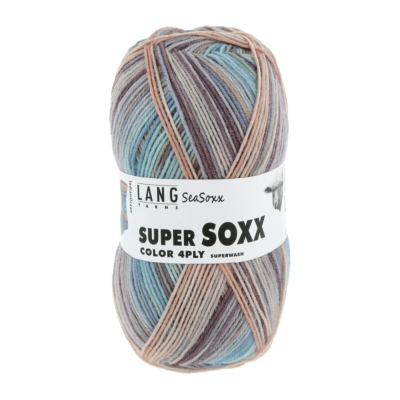 Lang Yarns Super Soxx Color 4-ply 418