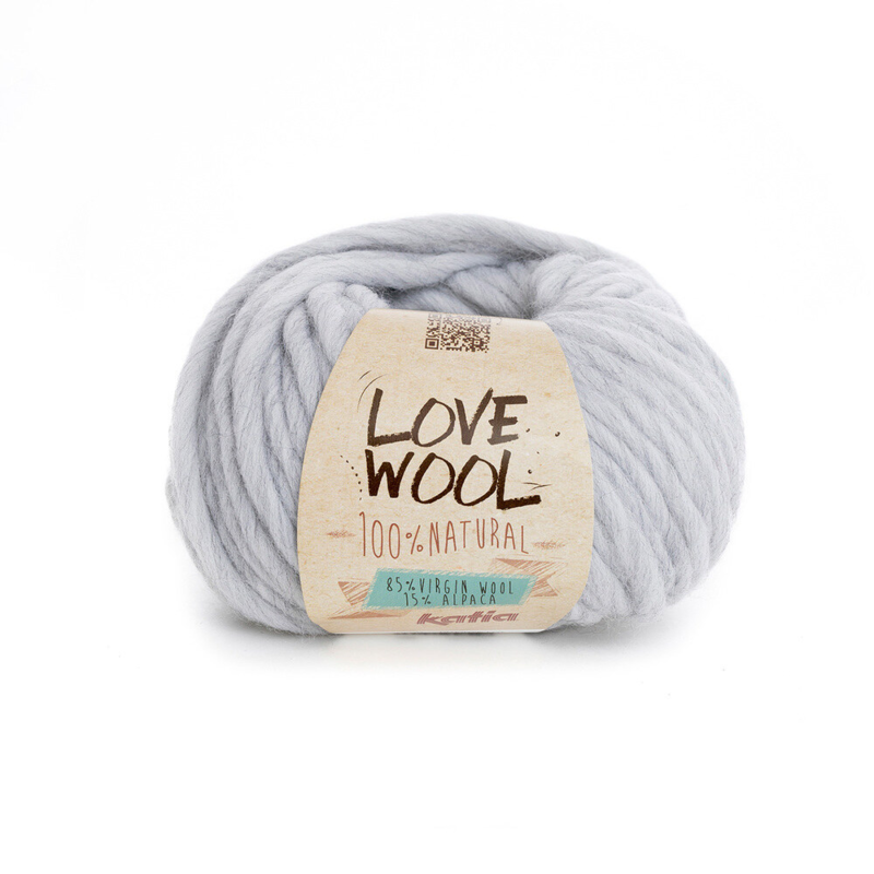 Katia Love Wool 105 Gris perle clair