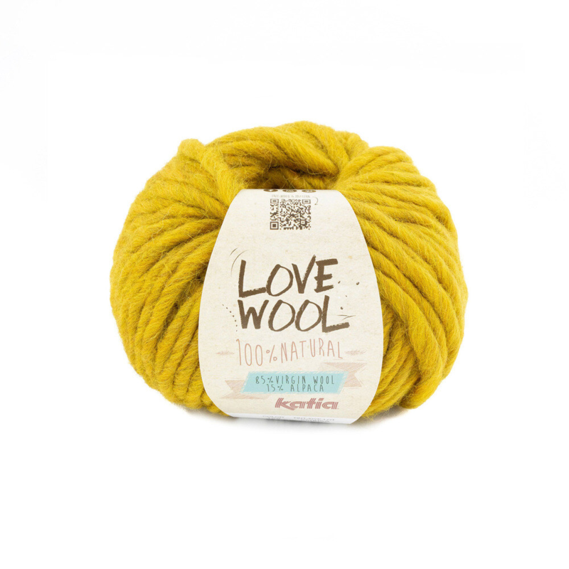 Katia Love Wool 128 Moutarde