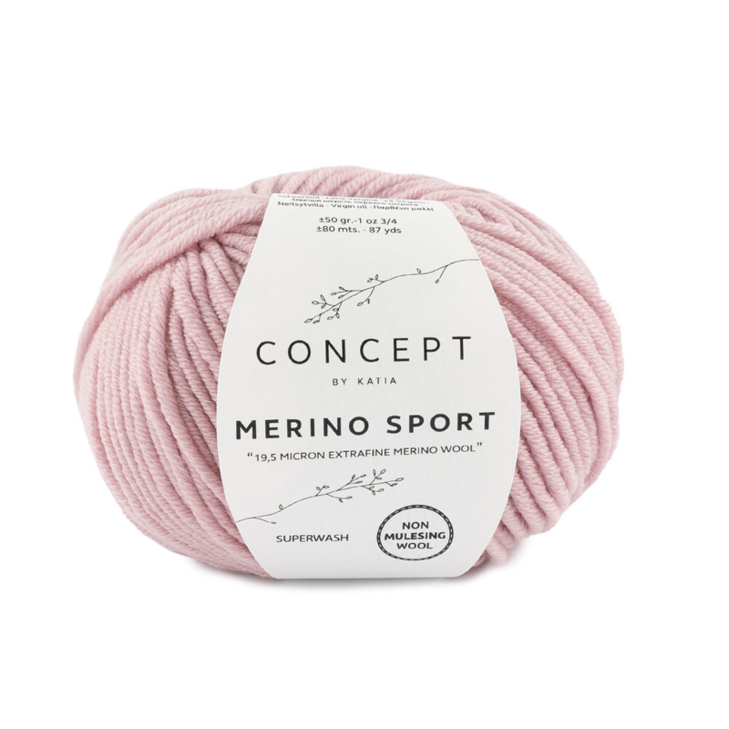 Katia Concept Merino Sport 049 Rose clair