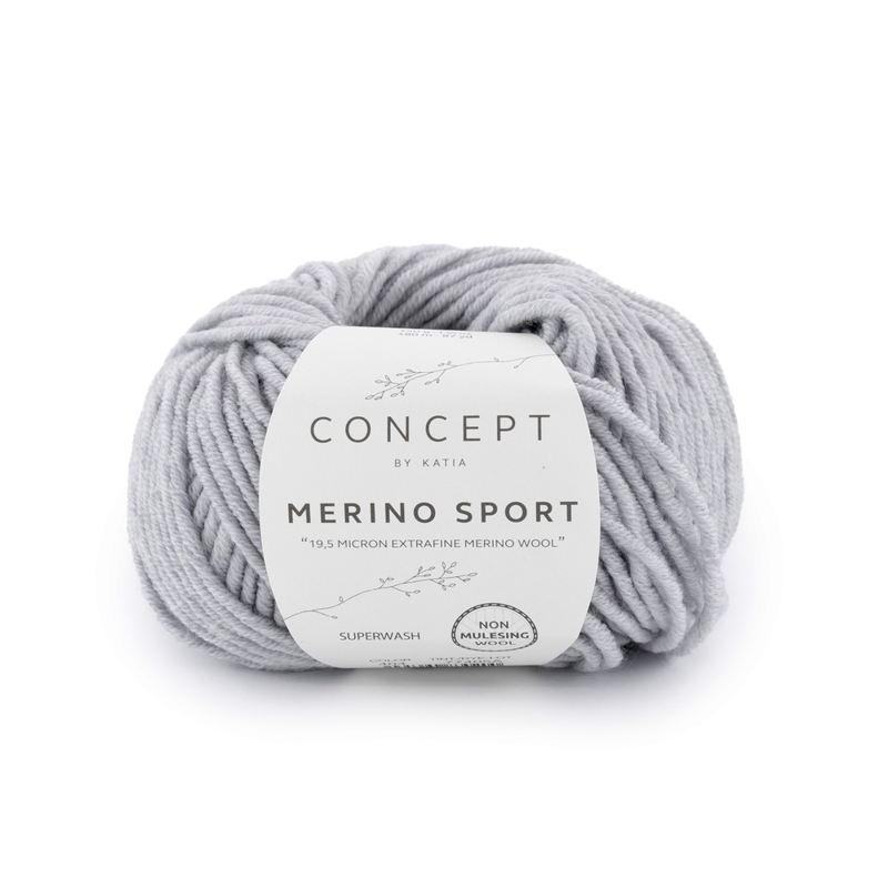 Katia Concept Merino Sport 404 Gris clair