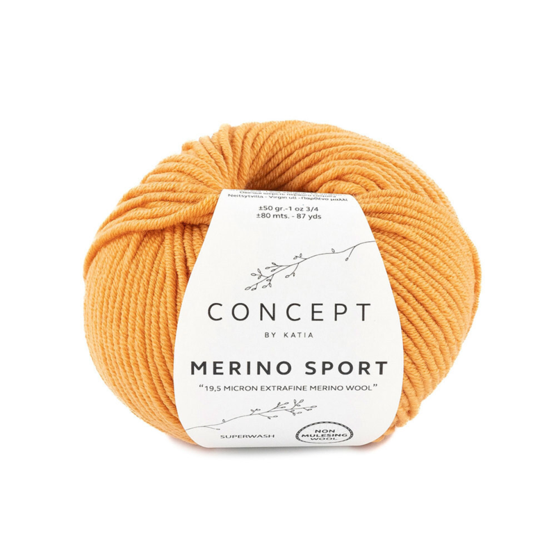 Katia Concept Merino Sport 065 Orange pastel