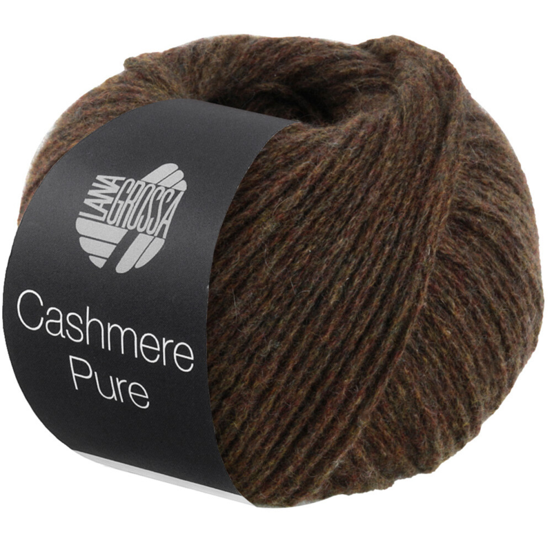 Lana Grossa Cashmere Pure 02 Brun gris