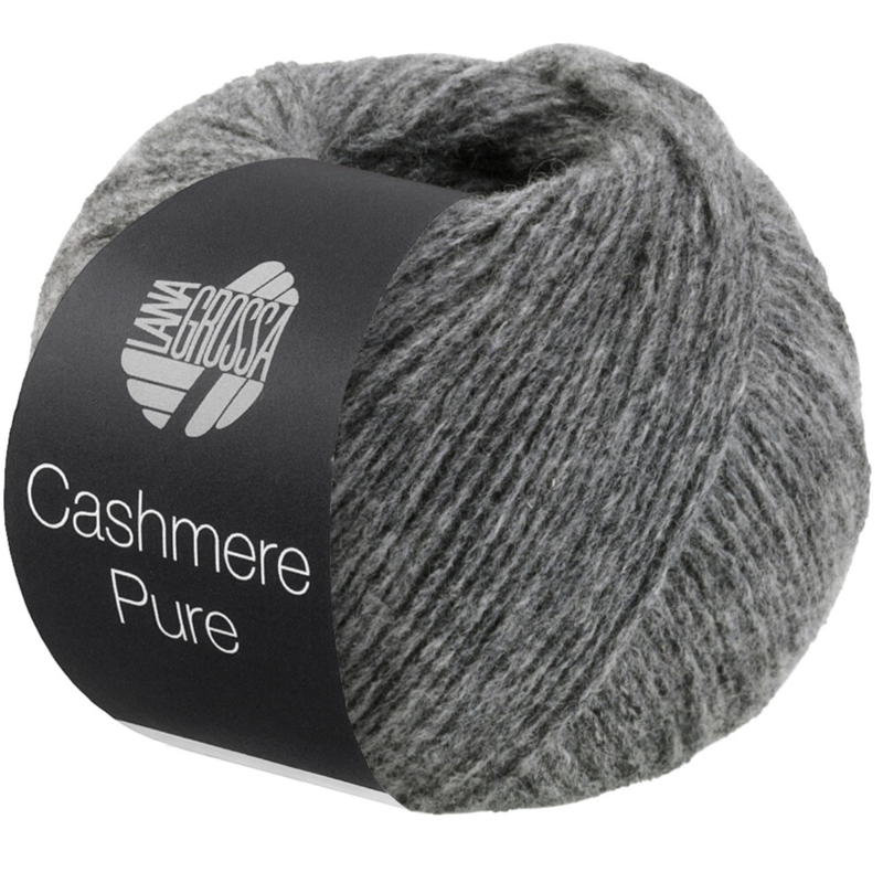 Lana Grossa Cashmere Pure 06 Gris chiné