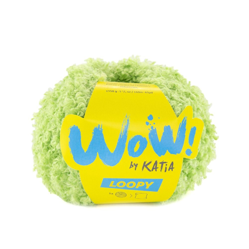 Katia Wow Loopy 156 Vert citron